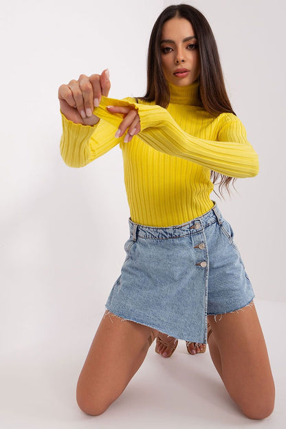 Rollkragenpullover Model 185549 Factory Price